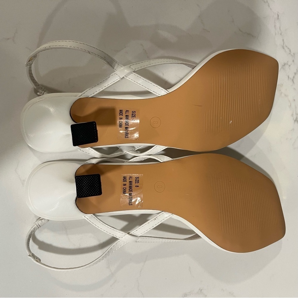Elegant White Strappy Heels Lulus - Picture 9 of 10